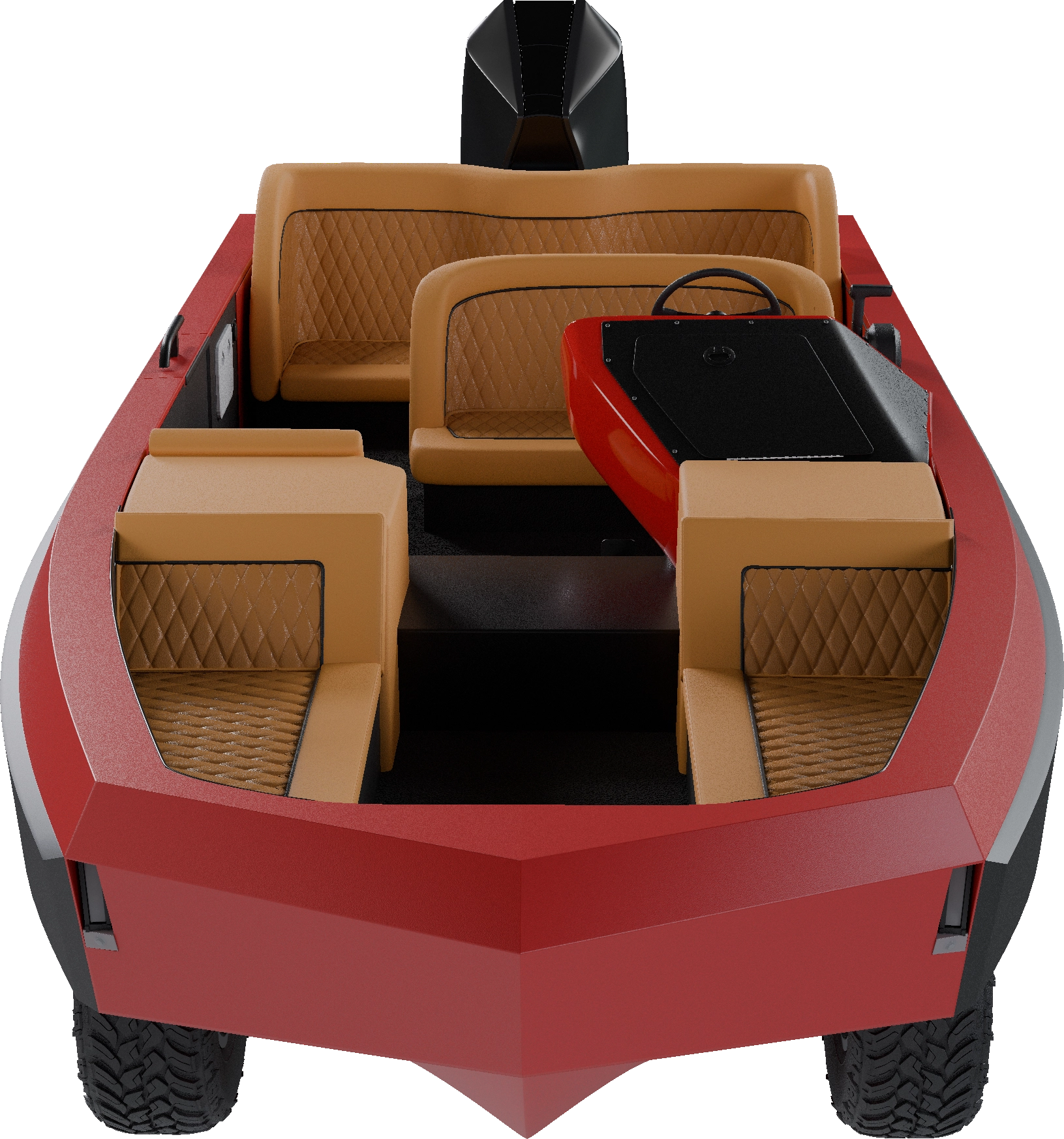 image of a red Reserve watercar EV